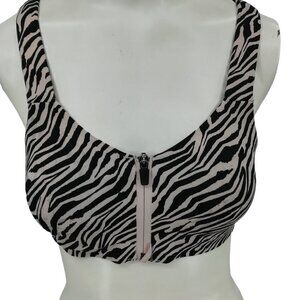 Victorias Secret Incredible Knockout Ultra Max Sports Bra Size 34B Zebra Stripe